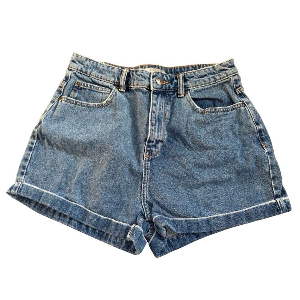 Women’s Blue Denim High Waisted Shorts - Size 6